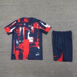 Mens PSG Short Training Suit Royal Red 2024/25
