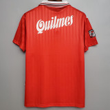 1995-1996 River Plate Away Red Retro Soccer Jersey