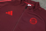 24-25 Bayern Jujube red Jacket Tracksuit
