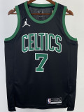22-23 CELTICS BROWN #7 Black Top Quality Hot Pressing NBA Jersey (Trapeze Edition)