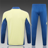 Kids Ajax Jacket + Pants Training Suit Yellow 2024/25