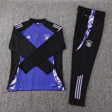 24-25 Germany Purple Kids Half Pull Tracksuit (童装)(半拉链)