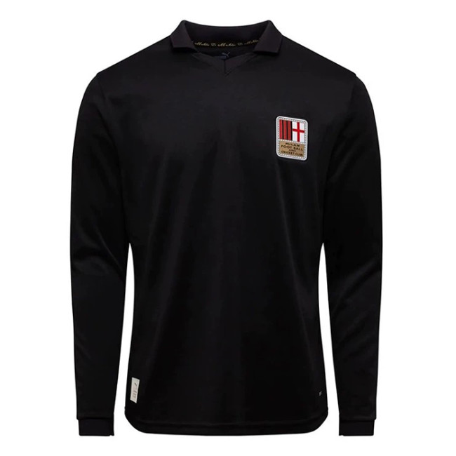 Mens AC Milan 125th Years Black Jersey Long Sleeve 2024/25