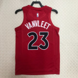 22-23 Raptors VANVLEET #23 Red Top Quality Hot Pressing NBA Jersey