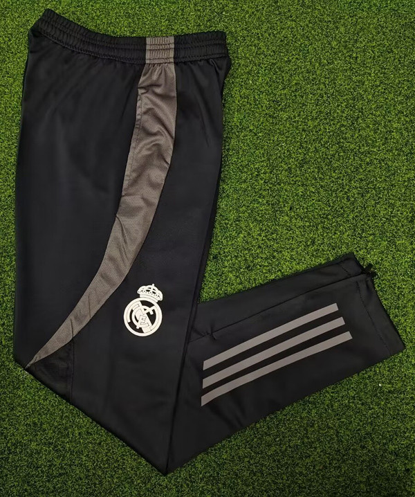 24-25 Mens Real Madrid  Grey Training Long Pants (Have Pocket)