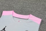 Mens PSG x Jordan Tank top and shorts suit  Grey 2024/25