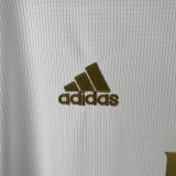 2019-2020 Real Madrid Home Long Sleeve Retro Soccer Jersey