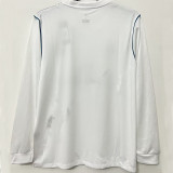 2017-2018  Real Madrid Home Long Sleeve Retro Soccer Jersey