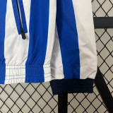 24-25 Porto Blue & White Double Sided Windbreaker