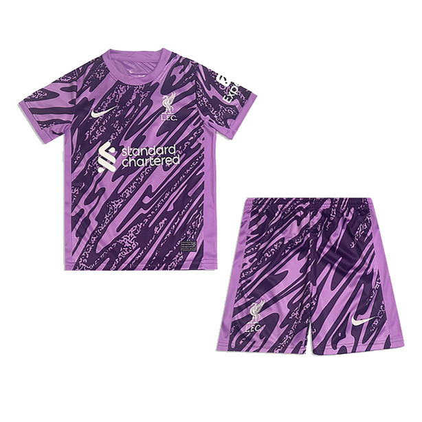 Kids LIV Goalkeeper Purple Jersey 2024/25