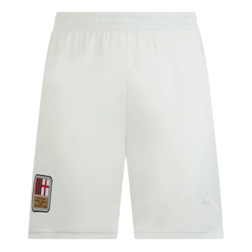 Mens AC Milan 125 Years White Shorts 2024/25