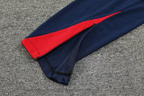 24-25 PSG Royal blue Half Pull Tracksuit