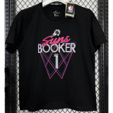 T165 SUNS BOOKER #1 Black High Quality Casual T-Shirt