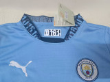 24-25 Man City Home Kids Soccer Jersey