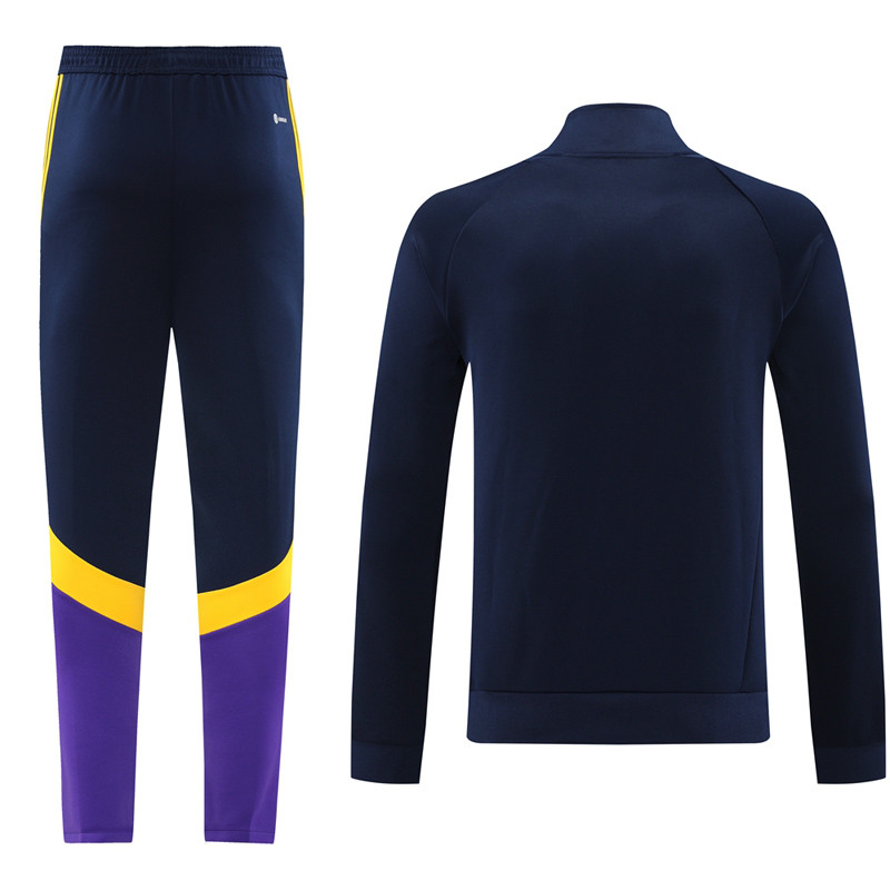 24-25 Real Madrid Royal Blue Jacket Tracksuit #03