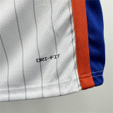 Mens New York Knicks Nike White 2024/25 Swingman Jersey - City Edition