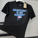 T208 NK Black High Quality Casual T-Shirt