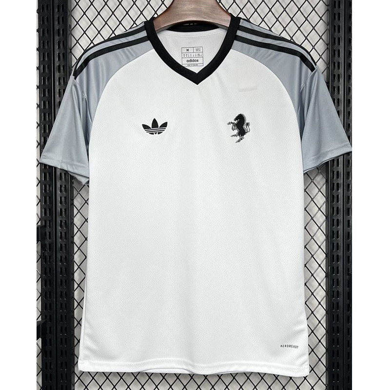 24-25 JUV White Grey Fans Soccer Jersey