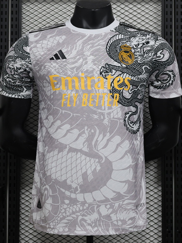 24-25 Real Madrid White Special Edition Player Version Soccer Jersey