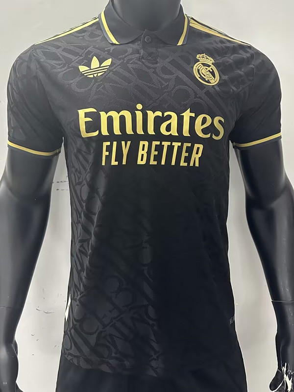 24-25 Real Madrid Black Special Edition Player Version Soccer Jersey