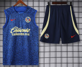 24-25 Club America Royal Blue Tank top and shorts suit