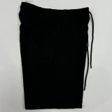 M17 Jordan Black Pure Cotton Fabric Casual Short Pants