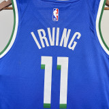22-23 Dallas Mavericks IRVING #11 Blue City Edition Top Quality Hot Pressing NBA Jersey