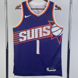 23-24 SUNS BOOKER #1 Purple Top Quality Hot Pressing NBA Jersey