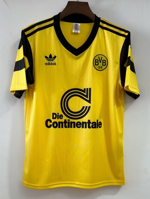 Mens Borussia Dortmund Retro Home Jersey 1990