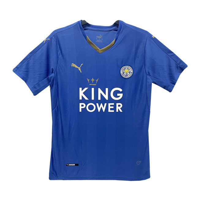 Mens Leicester City Retro Home Champions Jersey 2015/16