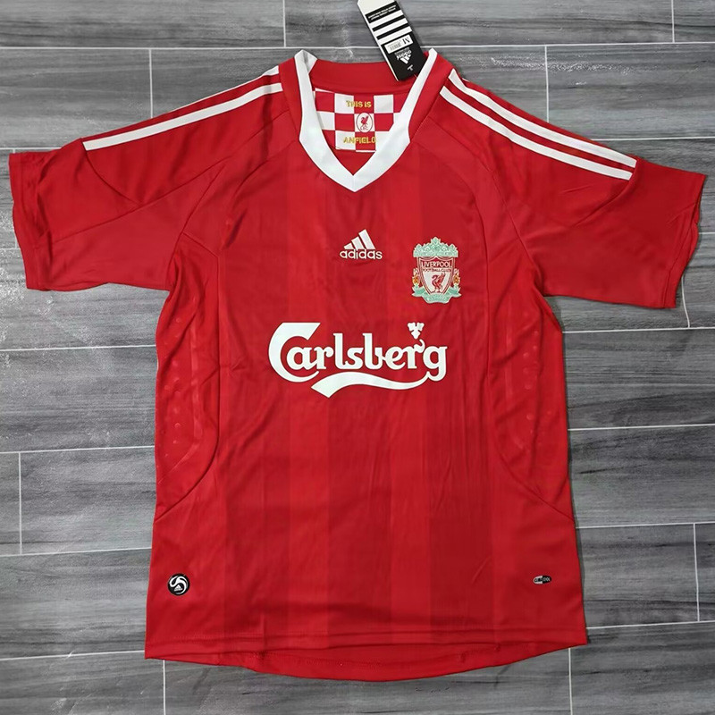 2009-2010 LIV Home Retro Soccer Jersey