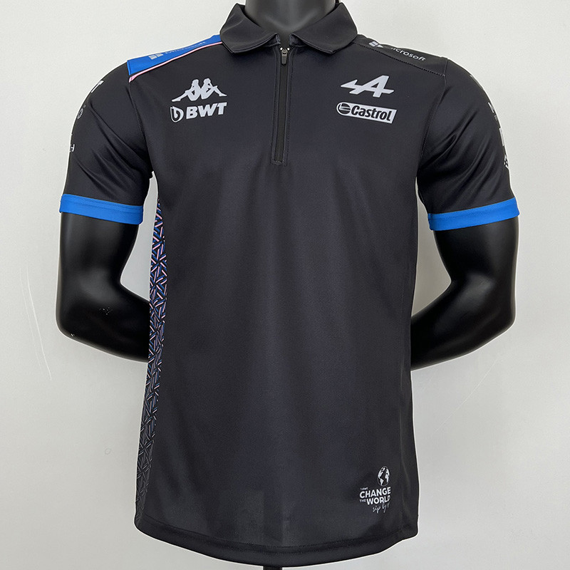 2023 F1 ALPINE Black Polo Racing Suit