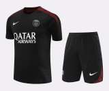24-25 PSG Black Training Short Suit