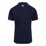 2023 France Royal blue Rugby Polo Short Sleeve #01