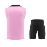 Mens PSG x Jordan Tank top and shorts suit Pink 2024/25