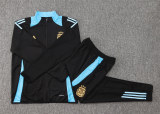 Kids Argentina Jacket + Pants Training Suit Black 2024
