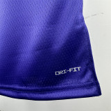 Mens Los Angeles Lakers NIKE Black - Puple 2024/25 Swingman Jersey - City Edition