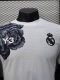 23-24 Real Madrid  Y-3 White Player Version Soccer Jersey