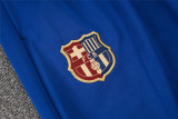 Mens Barcelona Jacket + Pants Training Suit Blue 2024/25