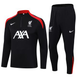 24-25 LIV Black Half Pull Tracksuit
