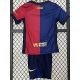 24-25 Barcelona   Home  Kids tracksuit suit