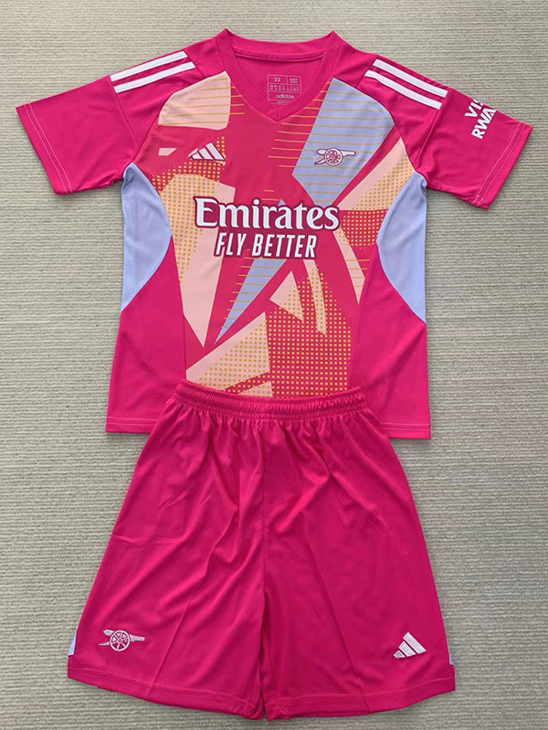 24-25 ARS Pink GoalKeeper Kids Soccer Jersey