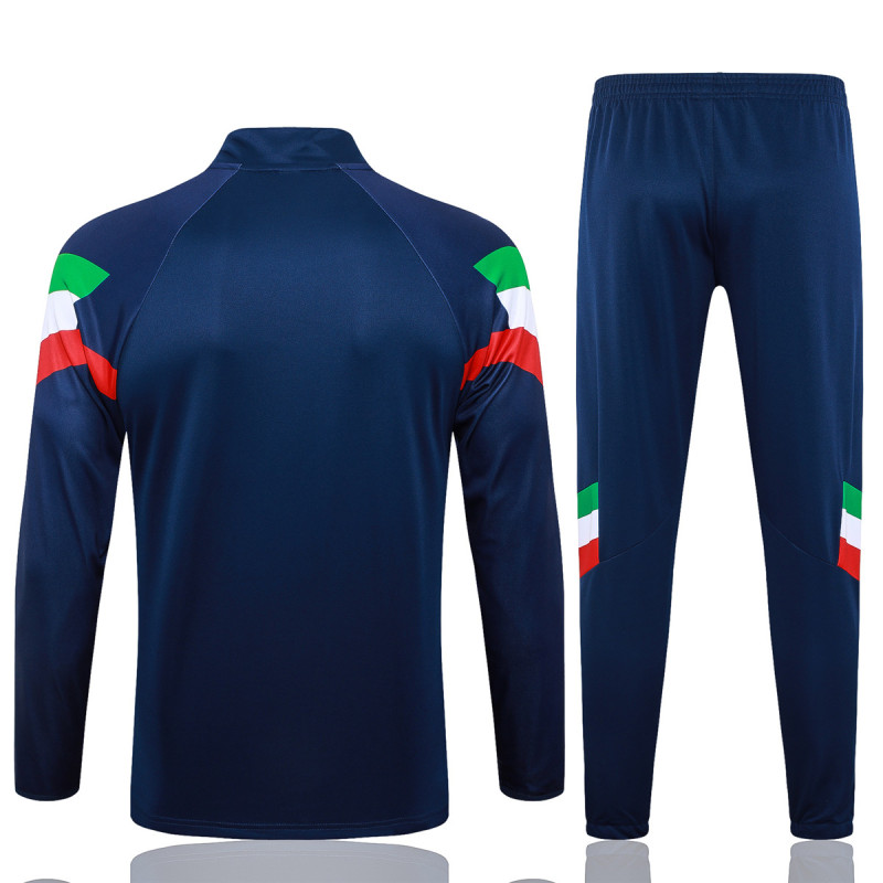 Mens Italy Jacket Training Suit Royal 2024