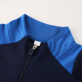 2024 AD Royal Blue Jacket Tracksuit #AJ18