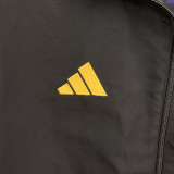 23-24  Real Madrid  Black & Blue Double Sided Windbreaker