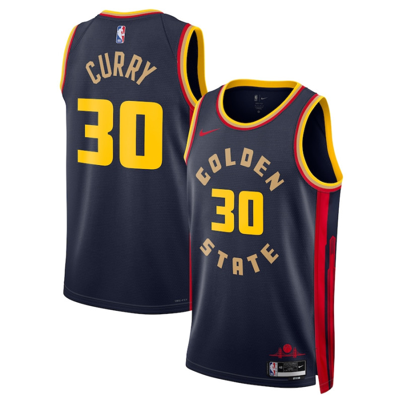 Mens Golden State Warriors Nike Navy 2024/25 Swingman Jersey - City Edition