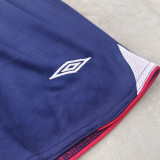 2006 England Blue Retro Shorts Pants