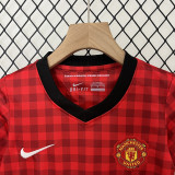 2012-2013 Man Utd Home Kids Retro Soccer Jersey