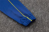 Mens Brazil Jacket + Pants Training Suit Blue 2025