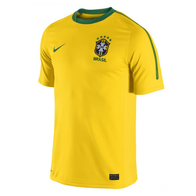 Mens Brazil Retro Home Jersey 2010